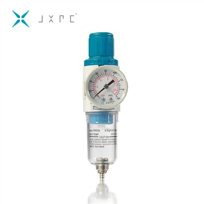 Pneumatikus miniatűr légszűrő szabályozó 1/4 BSP AFR2000 konzol&mérő